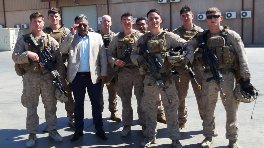 With US Military