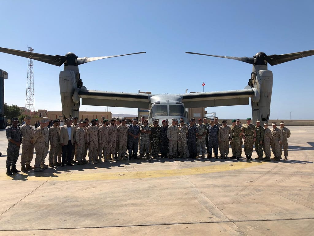With US Military